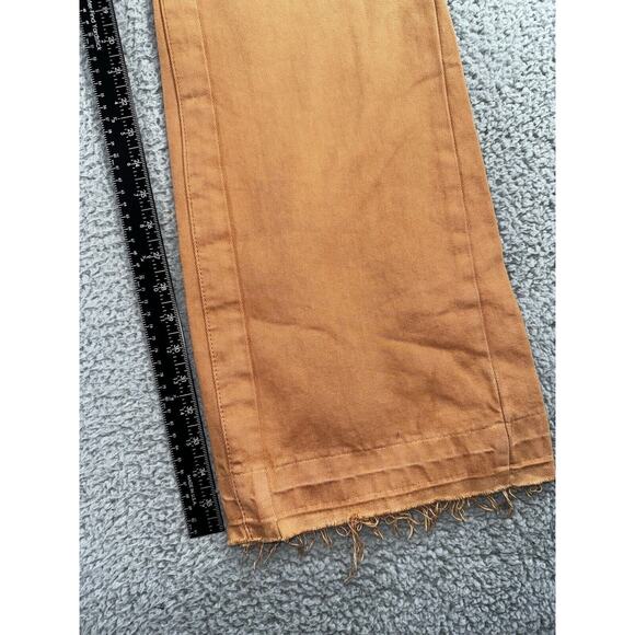 Boohoo Man Jeans Men 40 Tall Slim Rigid Flare Gusset‎ Detail Pants - Picture 5 of 9